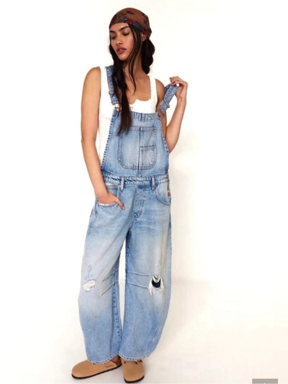NWOT We The Free Good Luck Barrel Overalls ~ Going Steady
